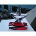 Business Gifts Hand Made Five Star Custom Crystal Trophy